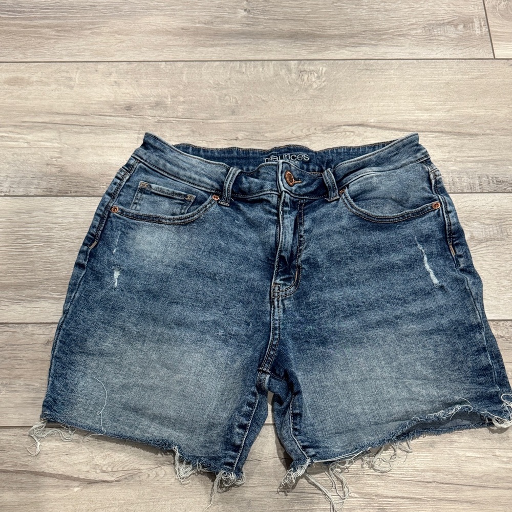 Maurices Women's Denim Blue Jean Shorts